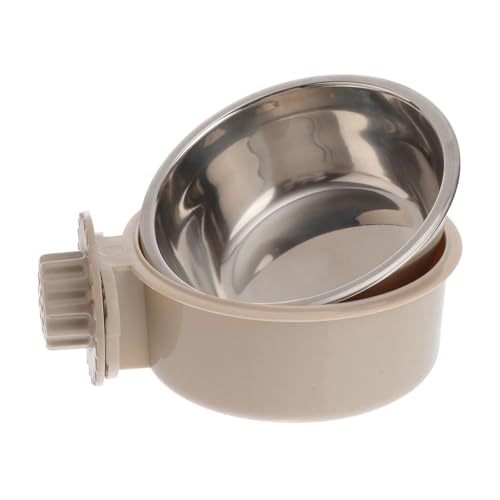 Supvox Haustiernapf pet Supplies Dog Food Bowl Katzenfutterschale Große Futterschale futtercontainer Vogelfutterbecher Hundenapf für kleine Hunde Futternapf für Haustiere Hundefutter Grey von Supvox