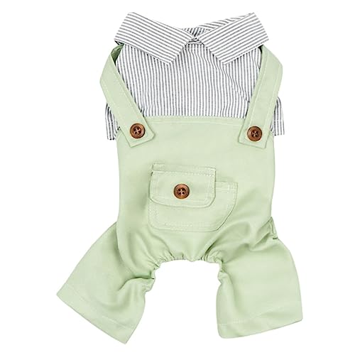 Supvox Hunde-Overalls Sommer-Haustier-Shirts Modische Haustierkleidung Dekorative Kätzchenkleidung Welpenkleidung Für Mädchen Welpen-Overall Pu Kleiner Hund Polyester Vierbeinige Kleidung von Supvox