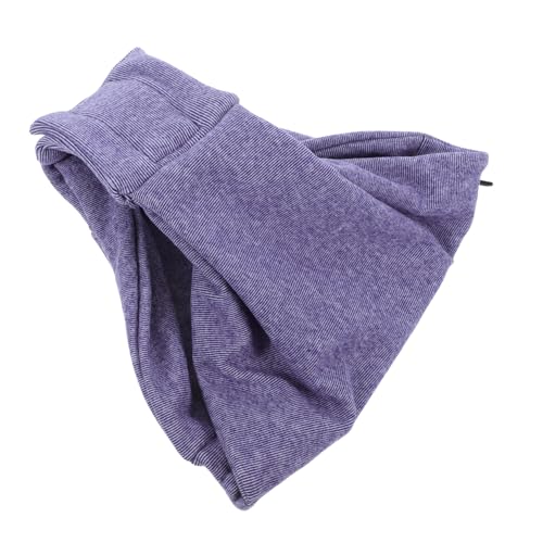 Supvox Hundehalsband Ohrenschützer Hund Winter Snood Hundehalstuch Hundekopfschutz Hundeohrgamasche Gehörschutz Für Hunde Hundeohrhalstuch Hund Violett Polyester von Supvox