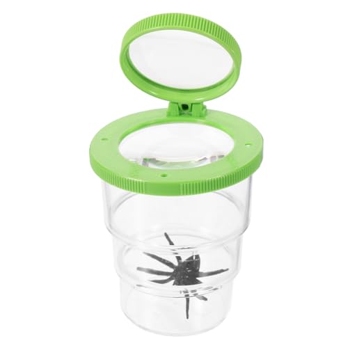 Supvox Junge Mädchen Lupe Box Für Insekten Insekten Beobachtung Box Mit Lupe Glas Aus Kunststoff Für Junge Mädchen Supvox Junge Mädchen Lupe Box Für Insekten Insekten Beobachtung Box Mit Lupe Glas Aus Kunststoff Für Junge Mädchen von Supvox