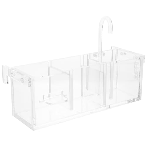 Supvox Kasten Filter für Fischbecken Besonderheit Tropfschlauch Belüfterpumpe Düse Abs Aquarium reinigungspumpe Aquariumfilter Aquarienbedarf Filterwerkzeug für Aquarien Acryl Transparent von Supvox