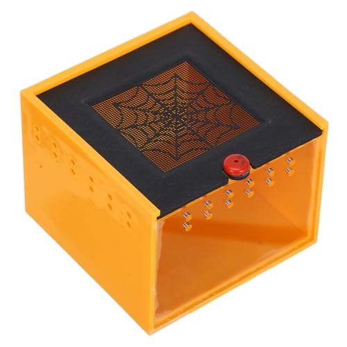 Supvox Kasten Futterbox Für Haustiere Reptilienlebensräume Zubehör Für Springende Spinnen Zuchtbecken Für Aquarien Sprungspinnengehege Kleines Terrarium Schildkrötenzuchtfall Acryl Orange von Supvox