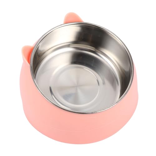 Supvox Katzennapf Edelstahl katzenfutter pet Supplies Hundenäpfe Kleiner Hund Futterspender für Hunde Katzennäpfe Haustiernapf Edelstahl Futterautomat für Haustiere Fase Zubringer von Supvox