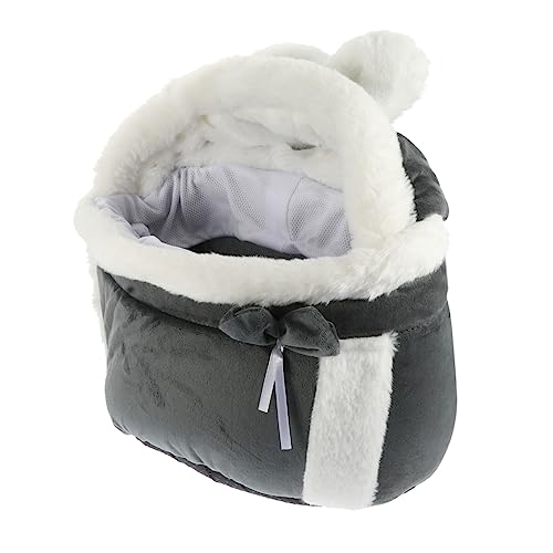 Supvox Winter Pet Backpack Für Katzen Tragbare Katzen Tragetasche Für Reisen Gemütlicher Rucksack Mit Atmungsaktivem Design Ideal Für Ausflüge Und Transport Größe von Supvox