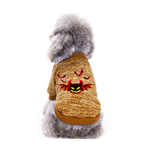 Supvox Halloween-kostüm Haustier-Outfit Hund Kürbis-Pullover Haustier-Kleidung für Hunde und Katzen Weich Warm Leicht Zu Tragen von Supvox