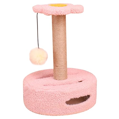 Supvox Klettergerüst für Katzen Katzenkratzer für den täglichen Gebrauch integrierter Kätzchenkratzer Katze kratzmatte katzenkratzmatte Spielzeuge Kratzbaum Katzenkratzer für drinnen Pole von Supvox