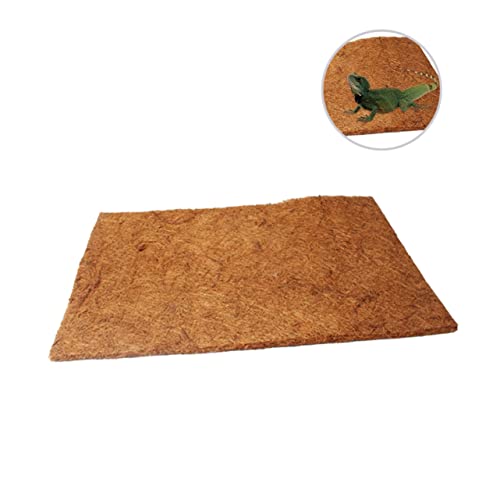 Supvox Natürliche Kokosnuss-reptilienmatte Einstreu 50 X 30 cm für Schildkröten und Geckos von Supvox