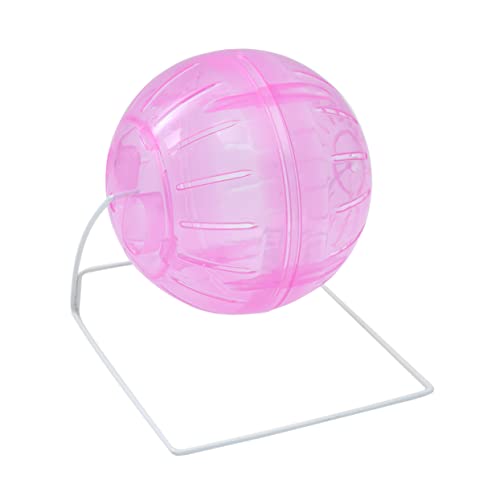 Supvox Laufball für Hamster Hamsterspielzeug Hamster Laufrad Hamster Mini Zwerghamster Rennmaus-Ball Hamster Spielzeug kleintierspielzeug Hamster-Gymnastikball Miniball für Haustiere Rosa von Supvox