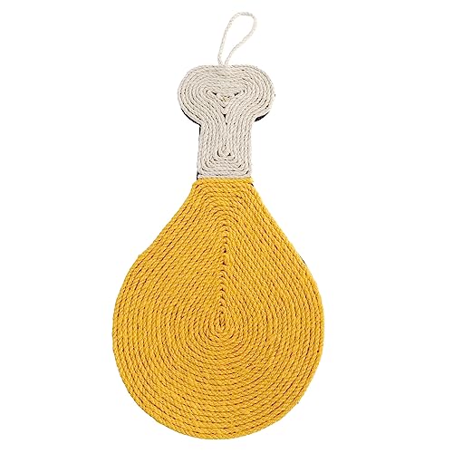 Supvox Sisal Katzen Griff Katzenspielzeug Kratzbaum für Katzen Indoor-Spielzeug Boden Interactive cat Toy Katze kratzmatte Spielzeuge Katzenkratzer Katzensachen hängend Haustierbett Eva von Supvox