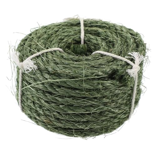 Supvox Sisal Seil Für Katzenkratzbaum 6mm x 10m Natürliche Jute Schnur Ideal Für DIY Katzenkratzsäulen Und Kratzbretter Umweltfreundliches Katzenzubehör Vielseitig Einsetzbar von Supvox