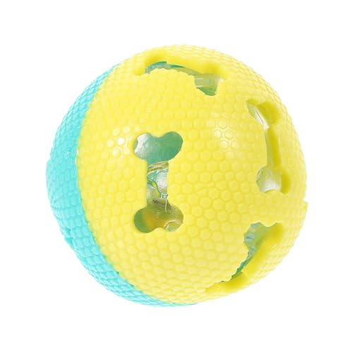 Supvox Sound- Für Haustiere Ausgehöhlter Hundeball Kauball Für Hunde Ballspielzeug Für Hunde Haustier Klingender Ball Outdoor-hundeball Hundeglocke Kugel Hundebissball von Supvox