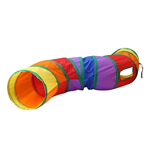 Supvox Tunnelspielzeug Für Katzen Katze Spielt Tunnel Pet-Rohr Spielzeug Für Haustiere Kätzchen Spielzeug Katzentunnel Aus Polyester Katzenspielzeug Bunter Katzentunnel Colorful von Supvox