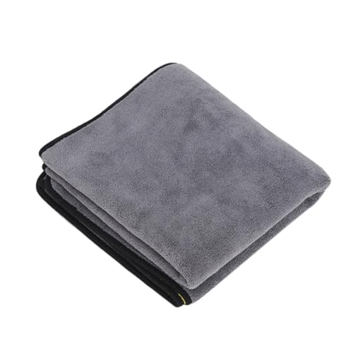 Supvox Waschhandtuch für Haustiere pet Supplies schnelltrocknend Handtuch schnelltrockner Handtuch Welpenhandtuch Hundehandtuch schnell trocknende Decke Badetuch für Haustiere Dark Grey von Supvox