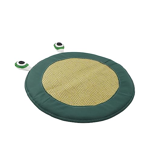 Supvox Zwingermatte kühlkissen kühlgelkissen petbett Haustiermatte Dog mat Ruhebett für Hunde Katze matratze hundesofa Hundematten zum Schlafen Ruhekissen für Haustiere Rattan-Matte Green von Supvox