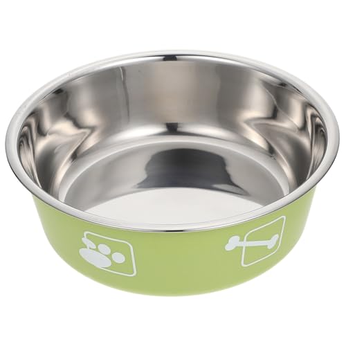 Supvox Edelstahl Hundefutter Schüssel Große Slow Feeder Bowl Indoor Pet Feeder Skid Design von Supvox