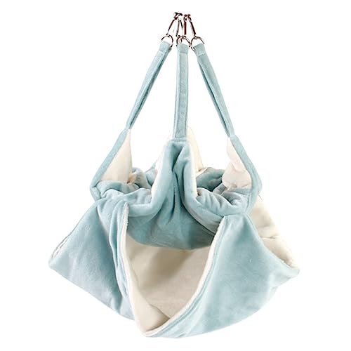 Supvox kleines Haustiernest small pet Hammock Guinea-Hängematte Hamster hängematte Doppelte Schichten Hängematte Haustierbett Hängematte für Haustiere Winter hängendes Nest Flanell von Supvox