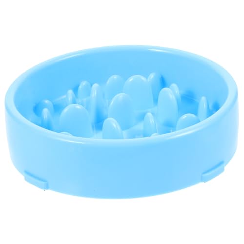 Supvox langsamer Futterzubringer Hundefutter Katzennapf Hundenapf Langsam fressender Futternapf Kleiner Futternapf geldschrank beemysafe Slow Feeder Katzennapf Anti-Schluck-Feeder Blue von Supvox