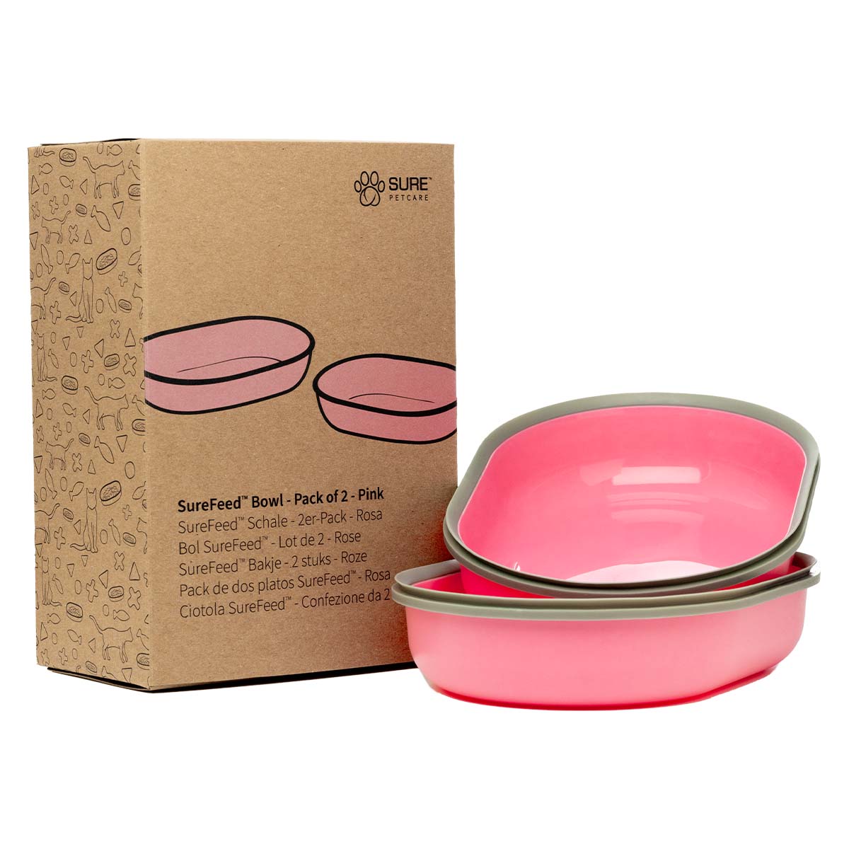 SureFeed® Schale 2er Pack pink von Sure Petcare