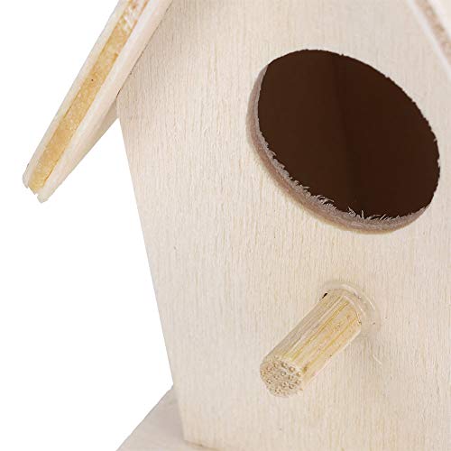 Vogelfutterhaus, Vogelnester aus Holz Feuchtigkeitsbeständig Langlebig für den Garten für Vogelliebhaber von Surebuy