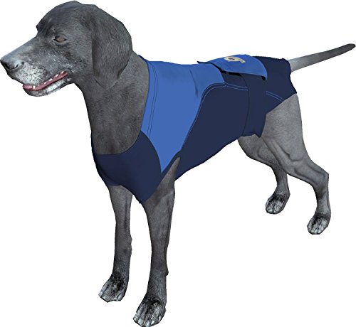 SURGI Snuggly bb-xls- DK waschbar Einweg Hund Windeln Keeper – Für männlich und weiblich Hunde – passt Welpen zu Erwachsenen-Hunde – Eine einfache Lösung auf ein Everyday Problem, Xtra Large Short, blau/blau von Surgi~Snuggly