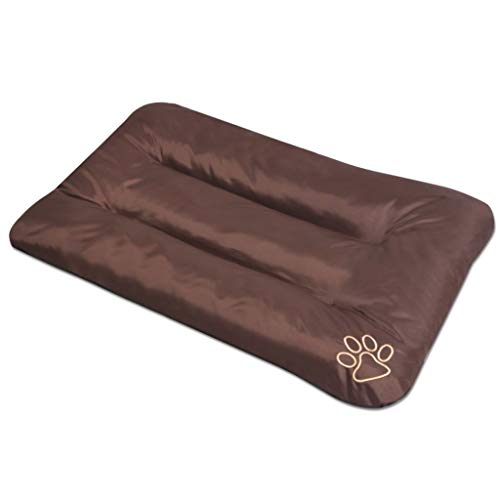 Susany Hundebett Hundebett Hundemöbel Liege Größe L Braun 90 x 60 x 8 cm (L x B x H) von Susany