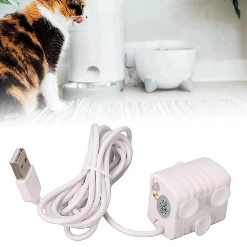 Sustvita Katzenbrunnenpumpe, USB -Antrieb und Ultra ruhiger, dc bürstenloser Motor für Haustier -Trinkbrunnen, leicht zu ersetzen und zu installieren, Elektrowasserpumpe von SustVita