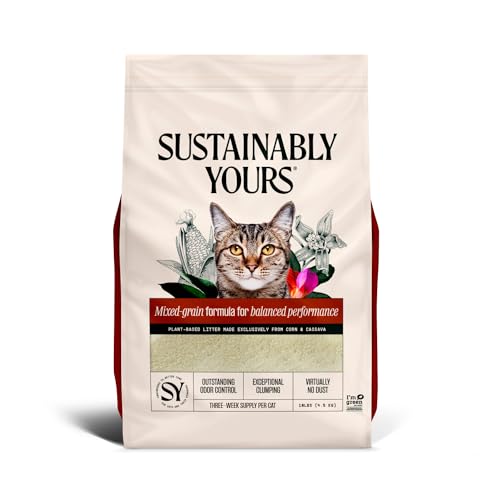 Sustainably Yours Natürliches Katzenstreu, Multi-Katzenstreu, 4,5 kg von Sustainably Yours