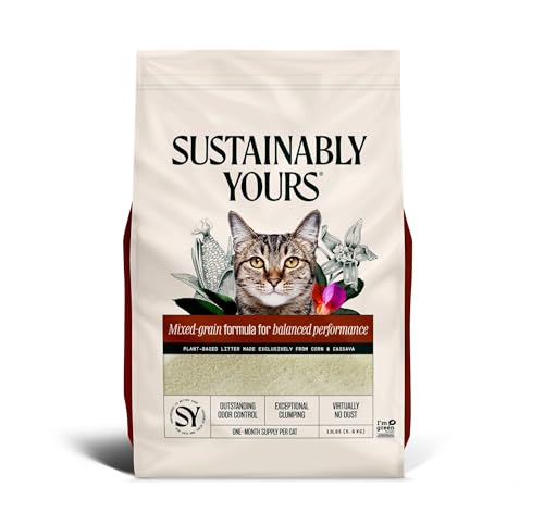 Sustainably Yours Natürliches Katzenstreu, Multi-Katzenstreu, 5,9 kg von Sustainably Yours