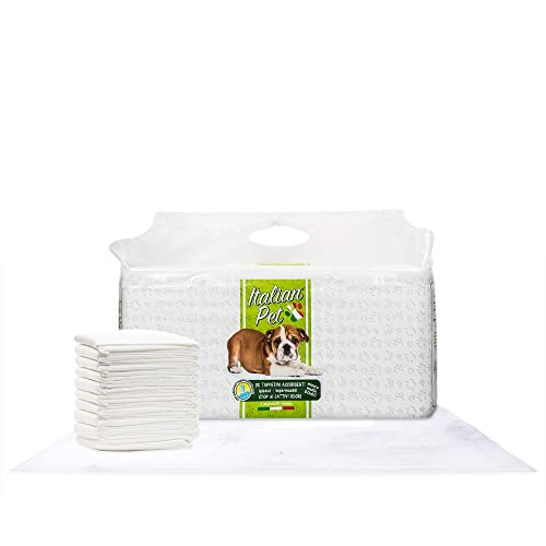 Italienisches Haustier - Super saugfähige Tierschläfer - Hygienische Matten für Hunde und Katzen Mehrzweck, Neutralisieren Sie Gerüche - Abmessungen 60x60 cm - 30 Stück von Svas Biosana S.P.A.