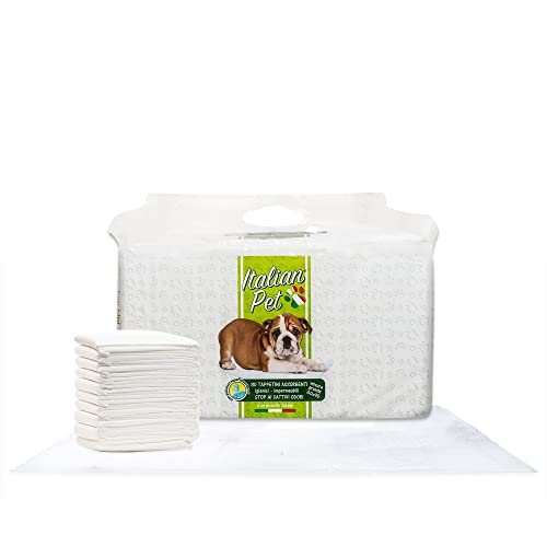 Italian Pet - Hygieneunterlagen für Haustiere - Trainingspads für Hunde und Welpen, Neutralisieren Sie Gerüche - Abmessungen 60x90 cm - 30 Stück von Svas Biosana S.P.A.