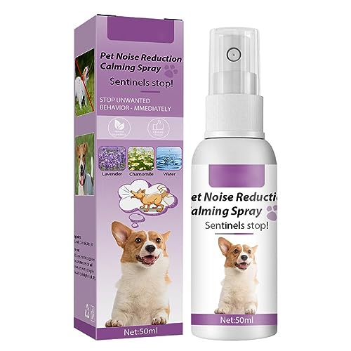 Beruhigungsspray Für Hunde 50 Ml Pheromonkopie Reduziert Destruktives Verhalten Und Angst Bei Reisen Tierarztbesuchen Und Gewittern. Beruhigendes Pheromonspray Für Hunde Und Katzen Für Haustiere von Swetopq