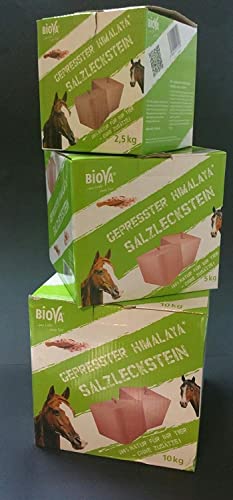 Biova gepresster Salzleckstein ca. 5 kg - 1 Stück von Swiss Horse