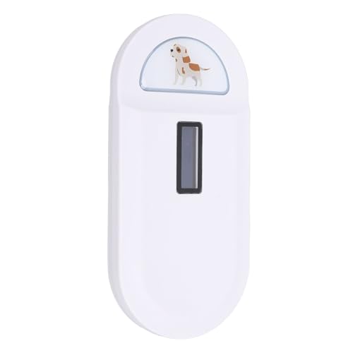 Haustier Mikrochip Scanner, Wiederaufladbarer Haustier Chip Leser Scanner, Dual Frequenz FDX Tier Chip ID Tag Scanner Leser für Hundekatzen, USB Schnittstelle für Computer, 128 von Sxhlseller