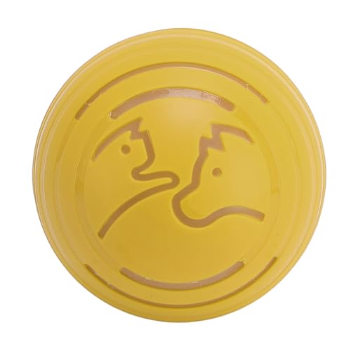 Sxhlseller Interaktiver Bouncing -Ball für Hund, Automatisch Bewegender Hund Spielzeugball mit 250 MAh Akku, Wackeliger Ball Vibrierende Hundespielzeug (Yellow) von Sxhlseller