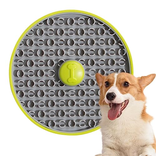 Sysdisen Leckmatte für Hunde - Leckpad mit Saugnäpfen - Spielzeug zur Bereicherung von Hunden zur Linderung von Unwohlsein bei Hunden, Futternäpfe für Hunde mit langsamer Futteraufnahme, Baden von Sysdisen