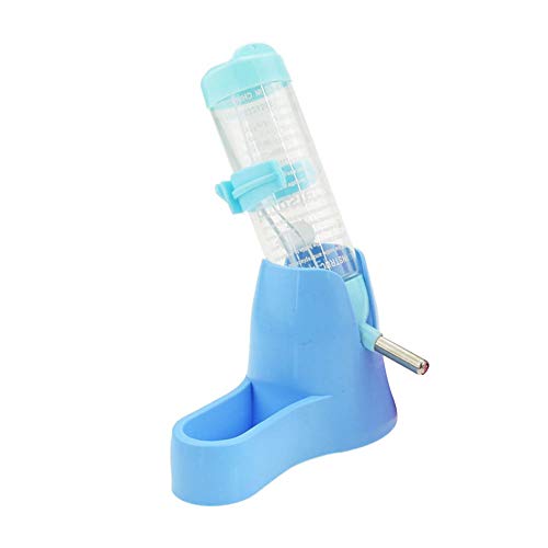 Sytaun 80/120ml Hamster Kaninchen Eichhörnchen Fütterung Flasche Trinkwasser Feeder Haustier Blau 80ML von Sytaun