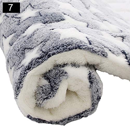 Sytaun Haustier Hund Katze Stern Pfoten Bett Matte Weiche Fleece Decke Warm Schlaf Kissen 7# 69x52cm von Sytaun