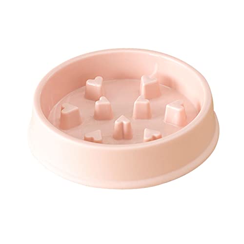 Sytaun Hund Feeder Einfarbig Einfache Reinigung PP Material Haustier Hund Futter Dispenser Dish Hund Liefert Rosa von Sytaun