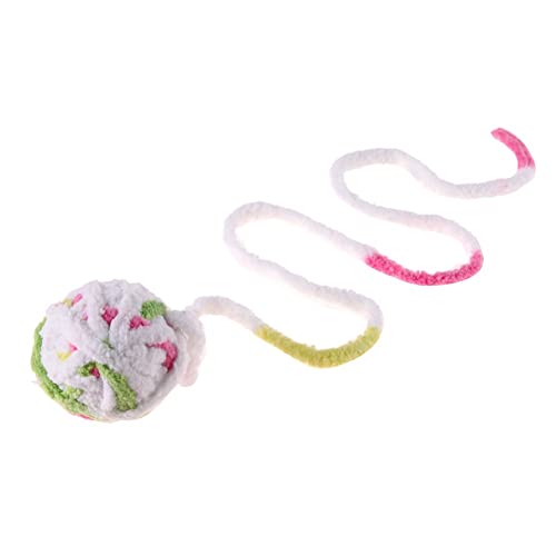 Sytaun Pet Cats Kätzchen Rope Wool Ball Rustle Bite Chew Scratch Funny Playing Light von Sytaun