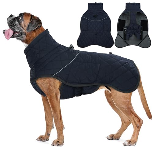 Hundejacken für den Winter, kleine Hundejacke mit Kapuze, winddichter Hundemantel mit Schnalle von T'CHAQUE