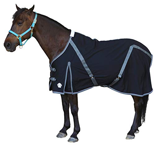 T TEKE Deluxe Horse Canvas Sheet führmaschinendecke für Snug and Clean in Stall von T TEKE