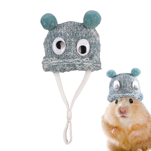 Hamstermützen – Handgestrickte Hamstermützen – weiche, gemütliche, kleine Mütze – klein mit verstellbarem Riemen – Outfits für Meerhasen von TABSIRAH