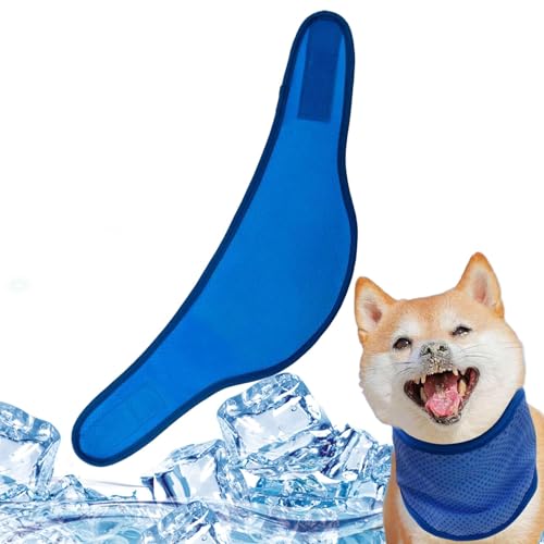 Hunde-Eis-Halstuch, super saugfähig, kühlendes Handtuch für Haustiere, zum Spielen, Ausruhen, Sommerspazieren und Schlafen von TABSIRAH