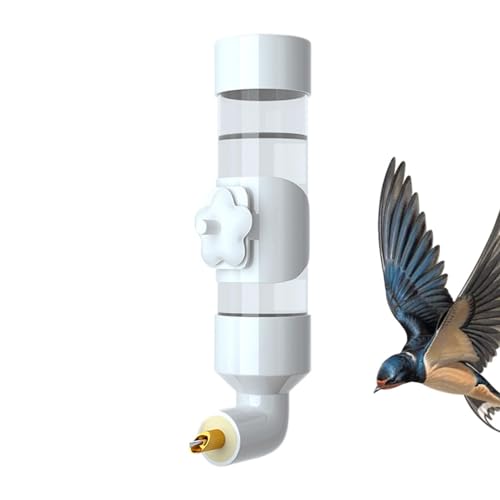 Pet Water Dispenser | Automatischer Vogelwasserspender | Acryl Papagei Wasserspender mit automatischem Fütterungsmechanismus | Pet Bird Waterer für Käfig Vögel von TABSIRAH