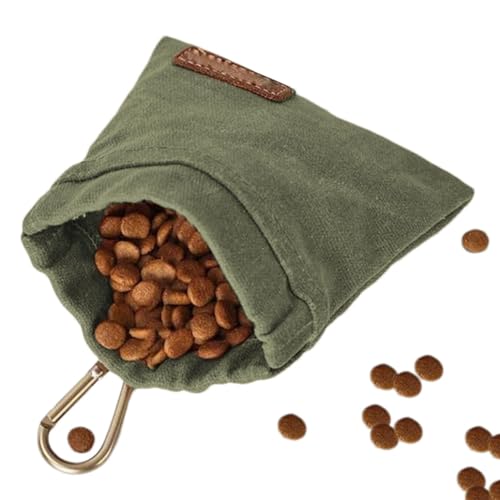 TABSIRAH Leckerlibeutel für Hunde, freihändige Welpen-Snack-Tasche, Snack-Tasche, Leckerli-Tasche mit Karabiner für Wandern oder Outdoor-Aktivitäten von TABSIRAH