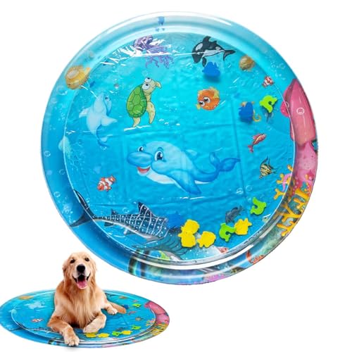 TABSIRAH Wasserspielmatte für Hunde, Mehrzweck-Wassermatte für Welpen, Haustierzubehör für Hunde, Katzen, Welpen, Kätzchen von TABSIRAH