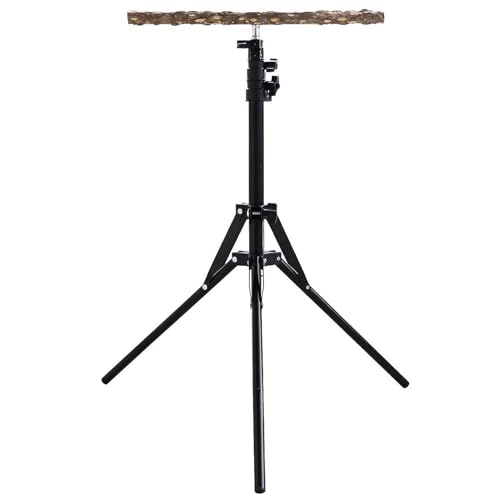 Vogel-Sitzstange – verstellbare Vogel-Trainingsstange | Papageienständer für große Vögel | 40–157 cm Höhe Metall -Trainingsständer | Langlebige Holz-Basisstation zum Klettern und Ruhezone Vogel-Sitzstange – verstellbare Vogel-Trainingsstange | Papageienständer für große Vögel | 40–157 cm Höhe Metall -Trainingsständer | Langlebige Holz-Basisstation zum Klettern und Ruhezone von TABSIRAH