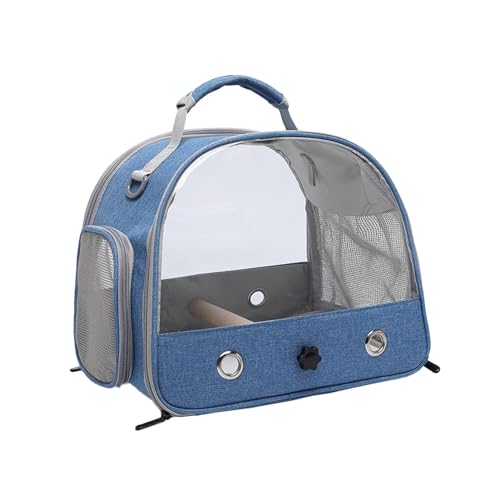 Vogel-Transportbox für Haustiere, transparent, atmungsaktiv, Reise-Vogelrucksack, Käfig für Vögel, kleine Haustiere, Hamster, Kaninchen, Papageien von TABSIRAH