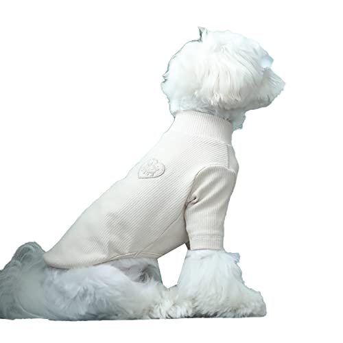 Hundemantel für kleine Hunde, wasserdicht, warm, für den kalten Winter, Beige XL von TAHUAON