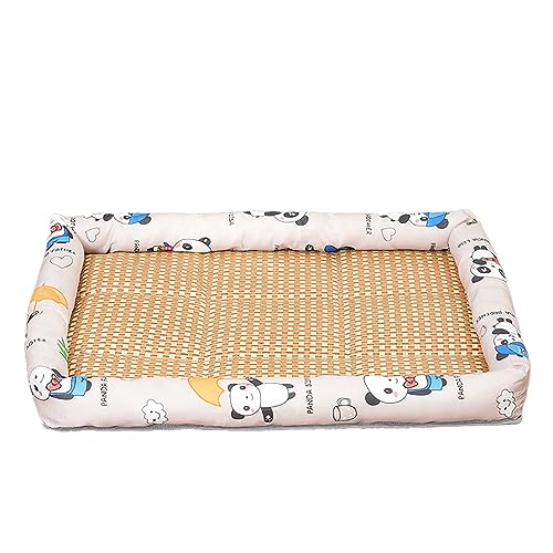 Kühlmatte für Hunde Hund Kühlbett Sommermatte Hund Sommer Pad Hund Kühlende Bodenmatte Atmungsaktiv Hund Kühlbett Der Hund Eispad Zwinger Matte Kühlkissen Schwarzes Tuch 【50 x 40 cm Farbe-2】 von TAHUAON